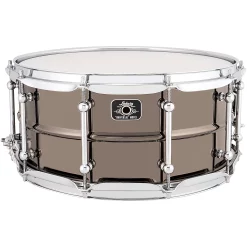 Best Sale 😍 Ludwig Ludwig Universal Series Black Brass Snare Drum With Chrome Hardware 14 X 6.5 In. 🛒