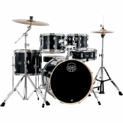 Buy ???? Mapex Mapex Venus 5-Piece Fusion Drum Set With Hardware And Cymbals Black Galaxy Sparkle ????