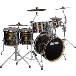 Hot Sale ⌛ Ddrum Ddrum Dominion Birch 6-Piece Shell Pack With Free 8" Tom Brushed Olive Metallic ????