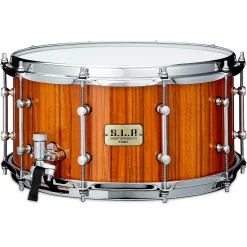 Flash Sale ???? TAMA TAMA S.L.P. G-Maple Snare Drum 14 X 7 In. Gloss Natural Zebrawood ????