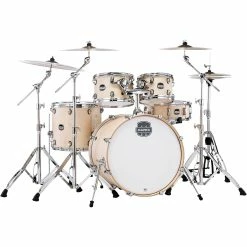 Flash Sale 👍 Mapex Mapex Mars Maple Rock 5-Piece Shell Pack With 22 In. Bass Drum Natural Satin 😉