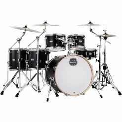 Flash Sale ???? Mapex Mapex Mars Maple Studioease 6-Piece Shell Pack With 22 In. Bass Drum Matte Black ✔️